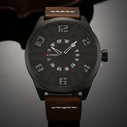 Casual Luxury Watches Leather-8258